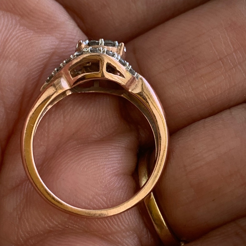 10kt Rose Gold 0.50 Carat Diamond Ring - Picture 7 of 7